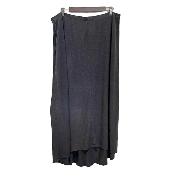 Eileen Fisher Woman Maxi Skirt Hemp Organic Cotton Blend Size 1X Lightweight - Picture 7 of 8